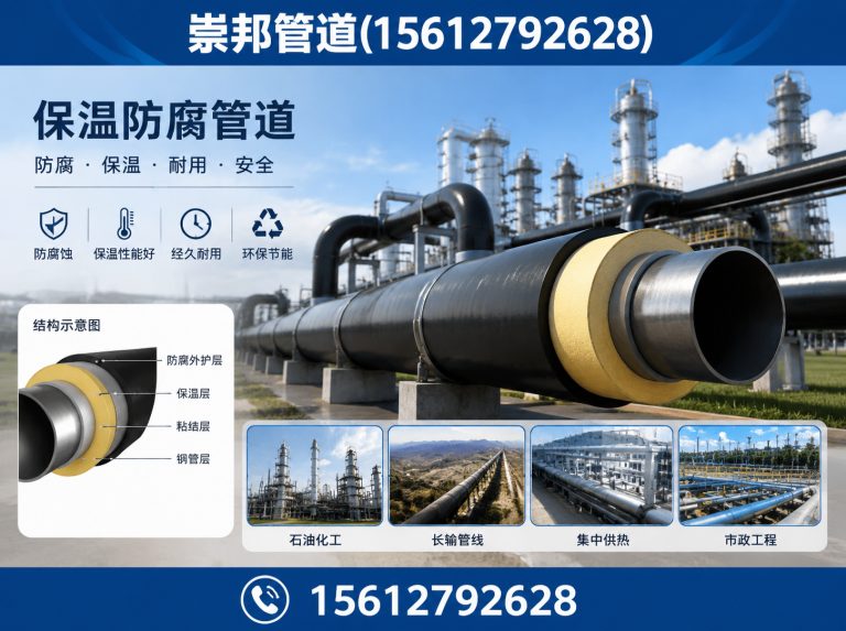 河北聚氨酯保温钢管展示图